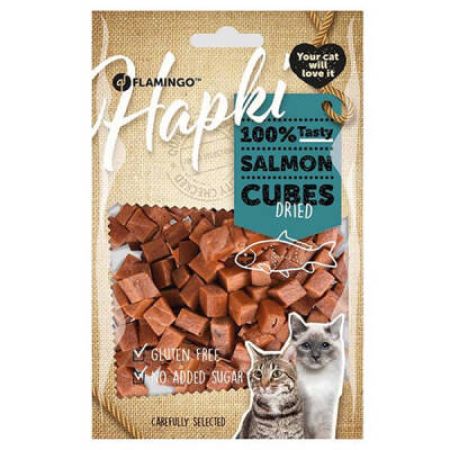 Flamingo Hapki Somonlu Glutensiz Küp Kedi Ödülü 85 gr