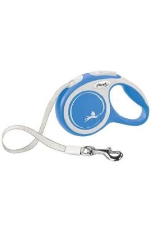 Flexi New Comfort Mavi Şerit Köpek Gezdirme Tasması Small 5 mt