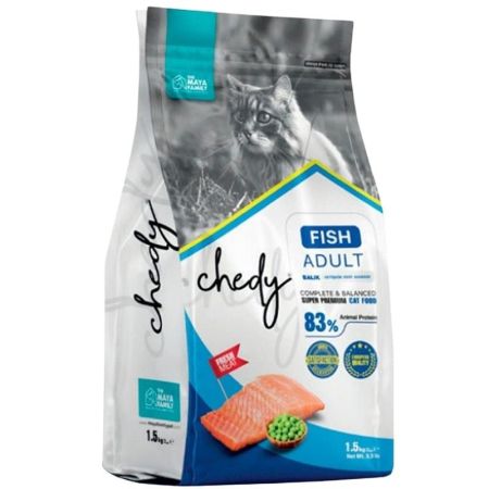 Chedy Balıklı Yetişkin Kedi Maması 1,5 kg