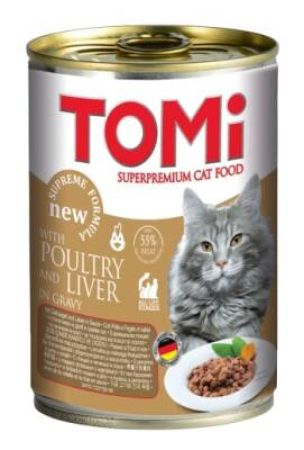 Tomi Kümes Hayvanlı Yetişkin Kedi Konservesi 400 Gr