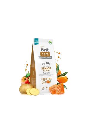 Brit Care Senior Light Somonlu Patatesli Tahılsız Yaşlı Köpek Maması 12 Kg