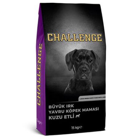 Challenge Puppy Large Breed Kuzu Etli Büyük Irk Yavru Köpek Maması 15 Kg