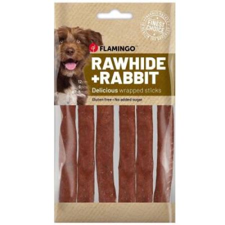 Flamingo Rhide Tavşanlı Çubuk Köpek Ödül Maması 12 Cm 70 Gr