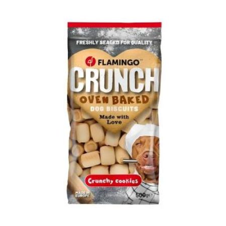Flamingo Crunch Mini Bisküvi Köpek Ödül Maması 500 Gr