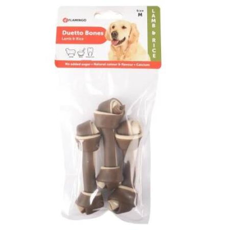 Flamingo Duetto Kemik Kuzulu Köpek Ödül Maması 3'lü M