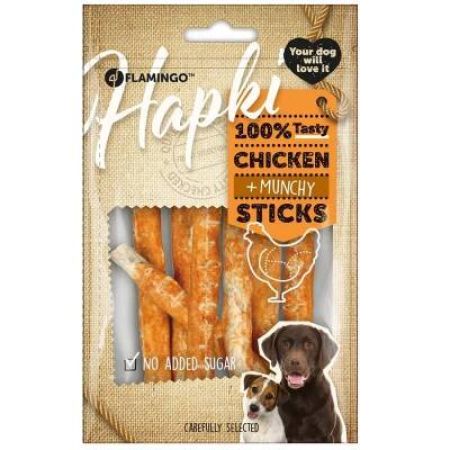 Flamingo Hapki Tavuk eti Sargılı Kemik Köpek Ödül Maması 80 Gr