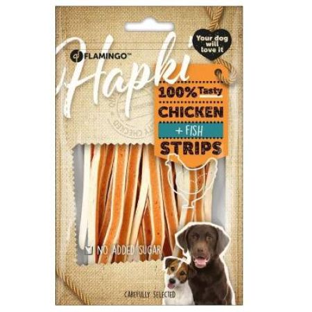 Flamingo Hapki Tavuk ve Balıklı Glutensiz Çubuk Köpek Ödül Maması 85 Gr