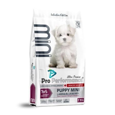 Pro Performance Hipolaerjenik Kuzu Etli ve Yaban Mersinli Küçük Irk Yavru Köpek Maması 7 Kg