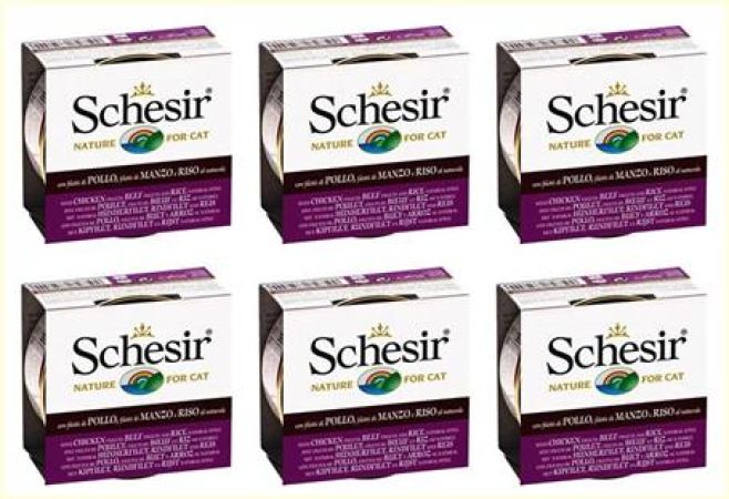 Schesir Tavuklu, Sigir Ve Pirinçli Yetiskin Kedi Yas Mamasi 85gr*6 Adet