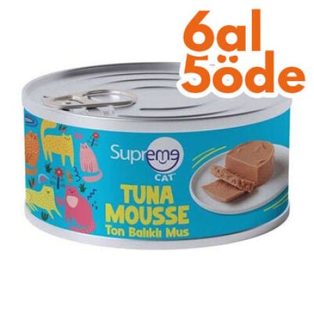 Supreme Ton Balıklı Püre Kedi Yaş Maması 85 Gr - 6 Al 5 Öde
