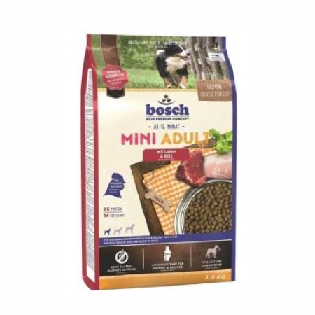 Bosch Mini Kuzulu Küçük Irk Yetişkin Köpek Maması 3 kg