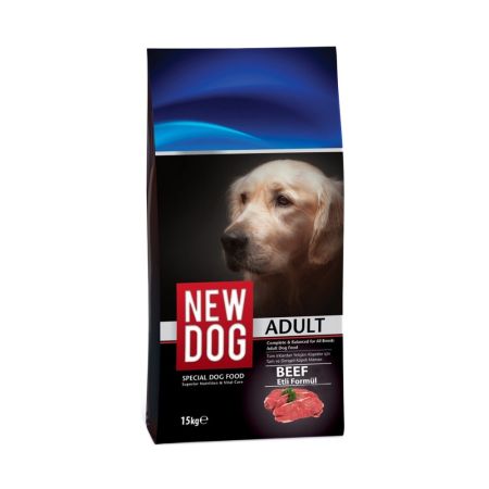 New Dog Biftekli Yetişkin Köpek Maması 15kg