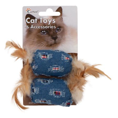Eastland Catnipli Ve Sesli Peluş Kedi Oyuncağı 6 cm