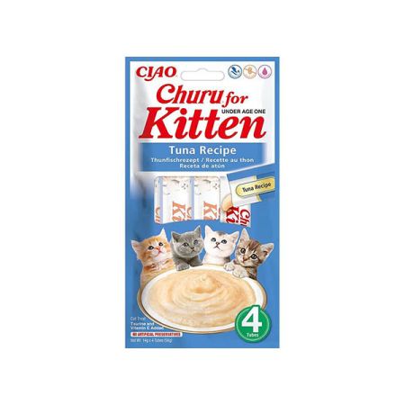 Ciao Churu Yavru Kediler İçin Tuna Balıklı Krema Ödül Maması