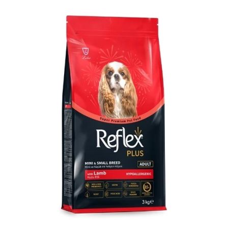 Reflex Plus Kuzu Etli Mini ve Küçük Irk Yetişkin Köpek Maması 3 Kg