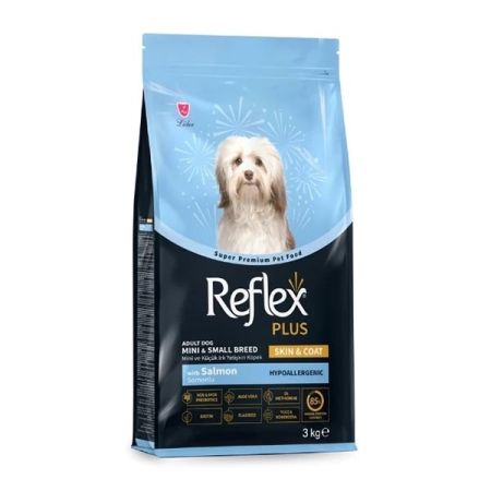 Reflex Plus Skin&Coat Somonlu Mini ve Küçük Irk Yetişkin Köpek Maması 3 Kg