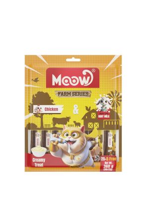 Moow Tavuklu Keçi Sütlü Kedi Krema Ödülü 30x12g