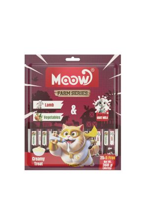 Moow Kuzu Etli Sebzeli Keçi Sütlü Kedi Krema Ödülü 30x12g