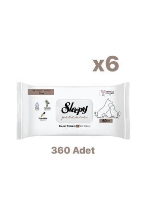 SLEEPY Petcare Kedi Ve Köpek Islak Havlusu 360 Adet