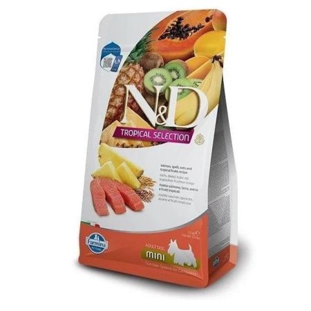 N&D Tropical Somonlu Ve Tropikal Meyveli Küçük Irk Yetişkin Köpek Maması 1,5 Kg