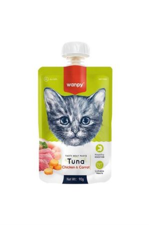 Wanpy Taze Ton Balıklı&tavuklu 12 Li Kedi Et Ezmesi 90 gr
