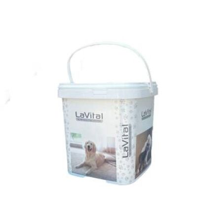 LaVital Kedi ve Köpekler için Mama Saklama Kova 4 Kg Kapasiteli