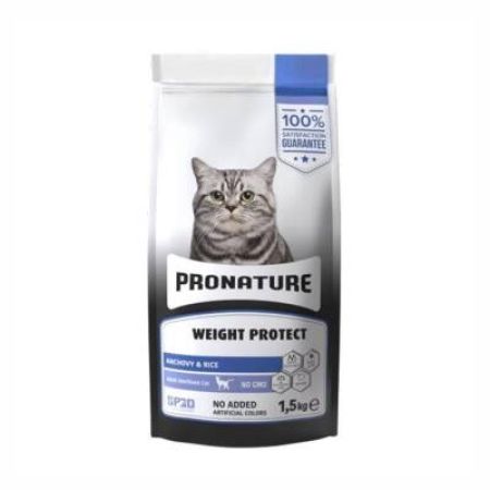 Pronature Hamsili ve Pirinçli Kısırlaştırılmış Yetişkin Kedi Maması 1,5 Kg