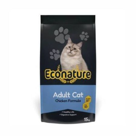 Econature Plus Tavuklu Yetişkin Kedi Maması 13,5 Kg + 1,5 Kg Bonus Paket