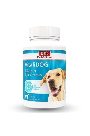 Bio PetActive Vitalidog Köpekler Için Multivitamin Tableti 75gr 150 Adet