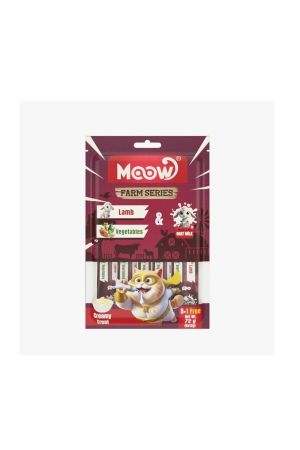 Moow Kuzu Etli Sebzeli Keçi Sütlü Kedi Krema Ödülü 6x12g