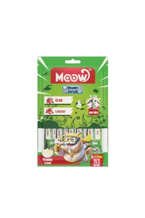 Moow Yengeçli Istakozlu Keçi Sütlü Kedi Krema Ödülü 6x12g