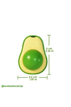 Avokado Catnip Avokado Kedi Çimi Topu Avokado Kedi Nanesi Oyuncağı