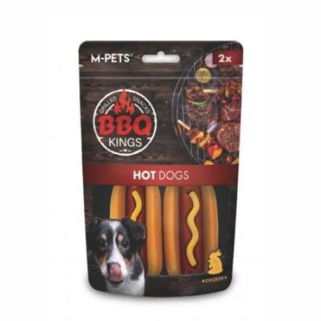 M-Pets BBQ Kings Hot Dogs Tavuklu Köpek Ödül Maması 135 Gr