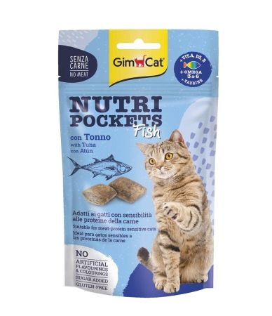 Gimcat Nutripockets Ton Balıklı Kedi Ödülü 60 Gr