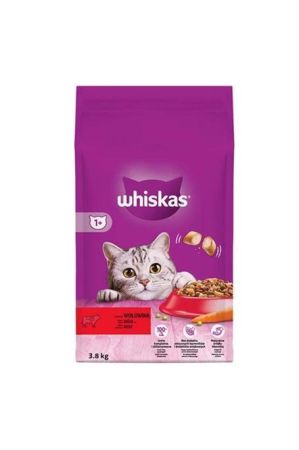 Whiskas Sığır Etli Yetişkin Kedi Kuru Maması 3,8 Kg
