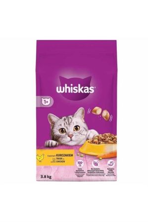 Whiskas Tavuklu Ve Sebzeli Yetişkin Kedi Maması 3.8 Kg