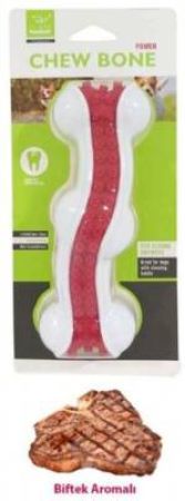 Nunbell Köpek Oyuncağı Biftek Aromalı Dolgulu Kemik S 10 cm
