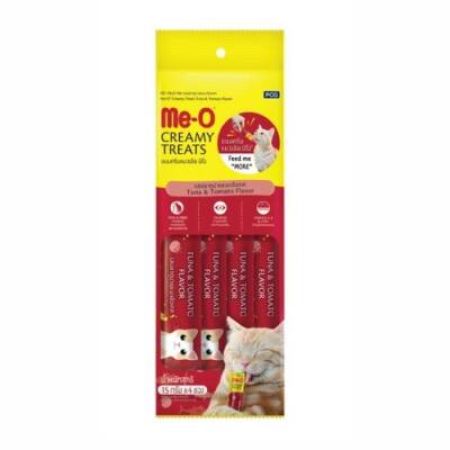 Me-O Creamy Ton Balıklı ve Domatesli Yetişkin Kedi Ödülü 4x15 Gr
