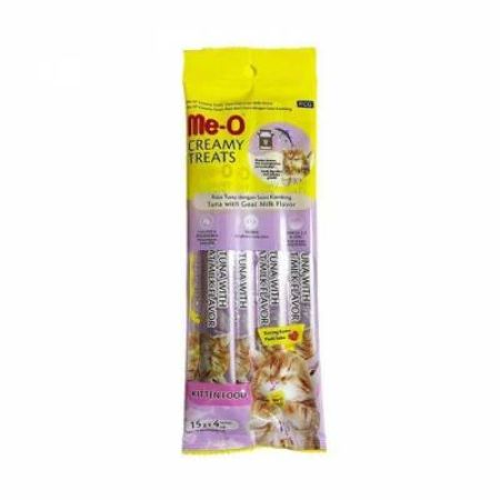Me-O Creamy Ton Balıklı ve Keçi Sütlü Yavru Kedi Ödülü 4x15 gr