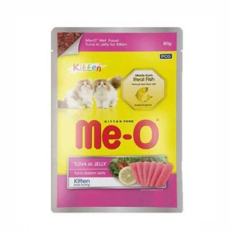 Me-O Pouch Jelly Ton Balıklı Yavru Kedi Konservesi 80 Gr