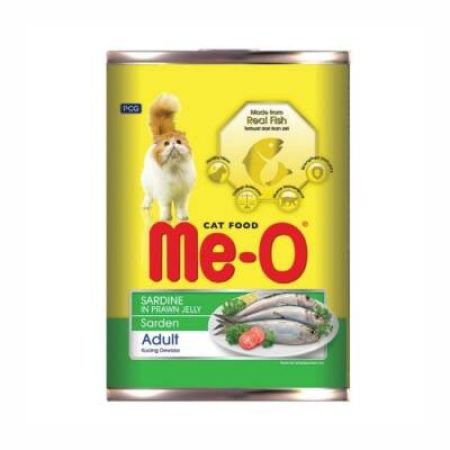 Me-O Sardalya ve Karides Soslu Yetişkin Kedi Konservesi 400 Gr