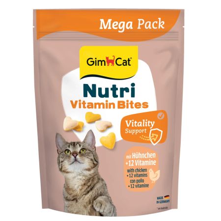 Gimcat Nutri Vitamin Bites Tavuklu Kedi Ödülü 425 gr