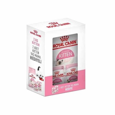 Royal Canin Kitten Yavru Kedi Maması 2 Kg+2 Adet Pouch Hediye