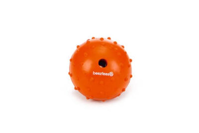 Beeztees Köpek Oyuncağı, Ödül ve Oyun Topu, Kauçuk, Turuncu, 7cm
