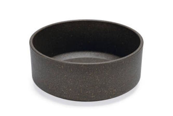 Beeztees DBL Köpek Mama Su Kabı, Bambu, Antrasit, 17cm, 800ml