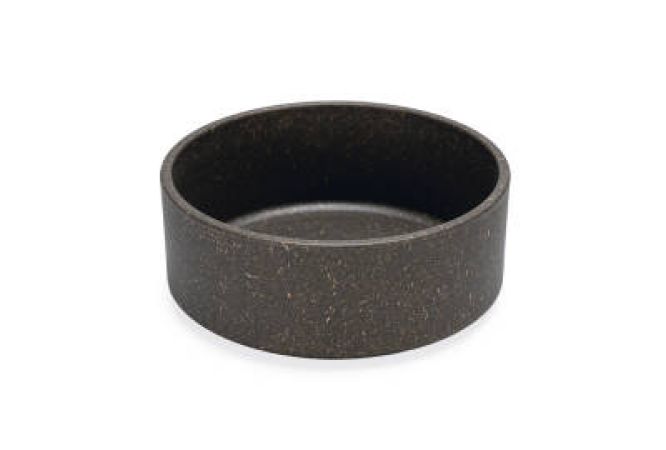 Beeztees DBL Köpek Mama Su Kabı, Bambu, Antrasit, 14cm, 410ml