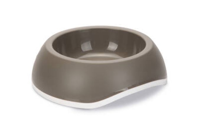 Beeztees Köpek Mama Su Kabı, Plastik, Premium, Gri, 18cm, 1,2L