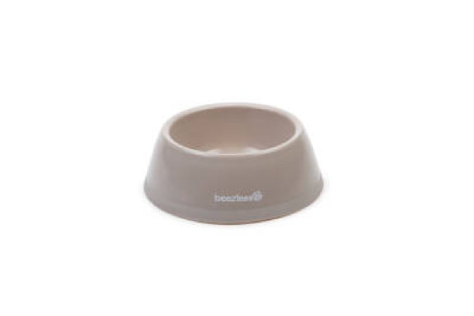Beeztees Köpek Mama Su Kabı, Plastik, Bej, 300ml