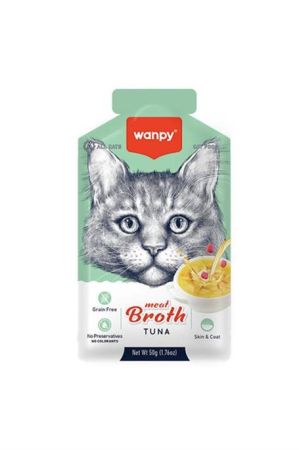 Wanpy Ton Balığı Etli Kedi Çorbası 50 Gr