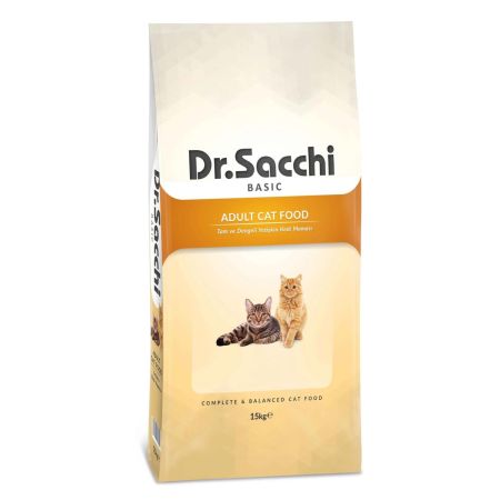 Dr.Sacchi Basic Tavuklu Yetişkin Kedi Maması 15 Kg